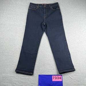 Gloria Vanderbilt Denim Jeans Casual Amanda Stretch Dark Wash 14